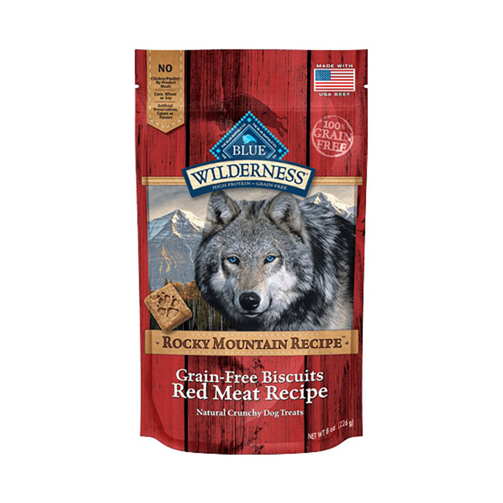 Blue Buffalo™ Wilderness™ Rocky Mountain Recipe™ Grain Free Red Meat Recipe Natural Dog Treat 8 Oz