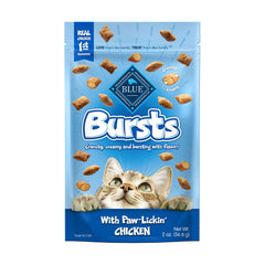 Blue Buffalo™ Bursts™ Crunchy and Creamy Paw-Lickin’ Chicken Cat Treats 2 Oz