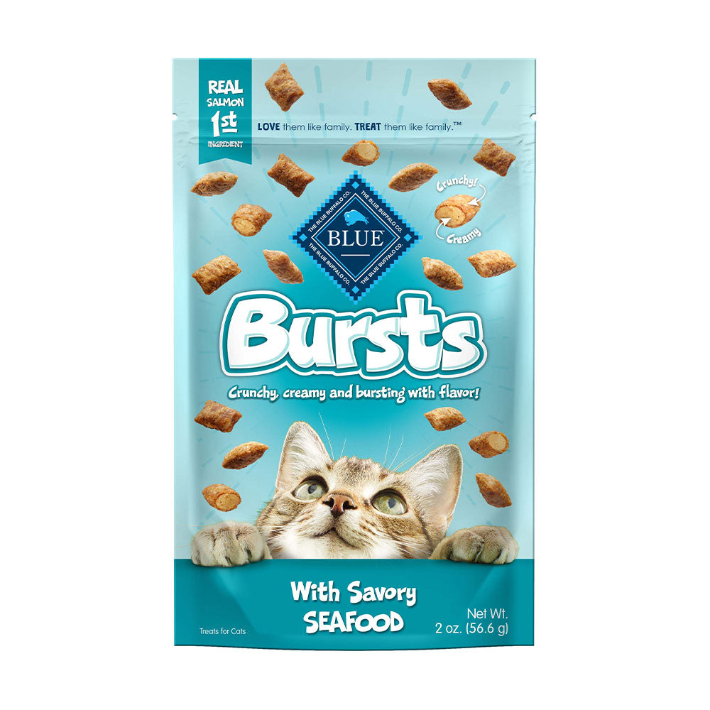 Blue Buffalo™ Bursts™ Crunchy and Creamy Savory Seafood Cat Treats 2 Oz