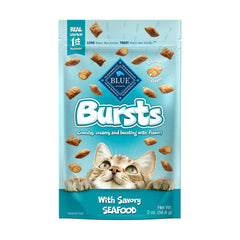 Blue Buffalo™ Bursts™ Crunchy and Creamy Savory Seafood Cat Treats 2 Oz