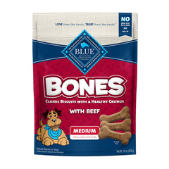 Blue Buffalo™ Bones with Real Beef Biscuit For Dog 16 Oz Medium