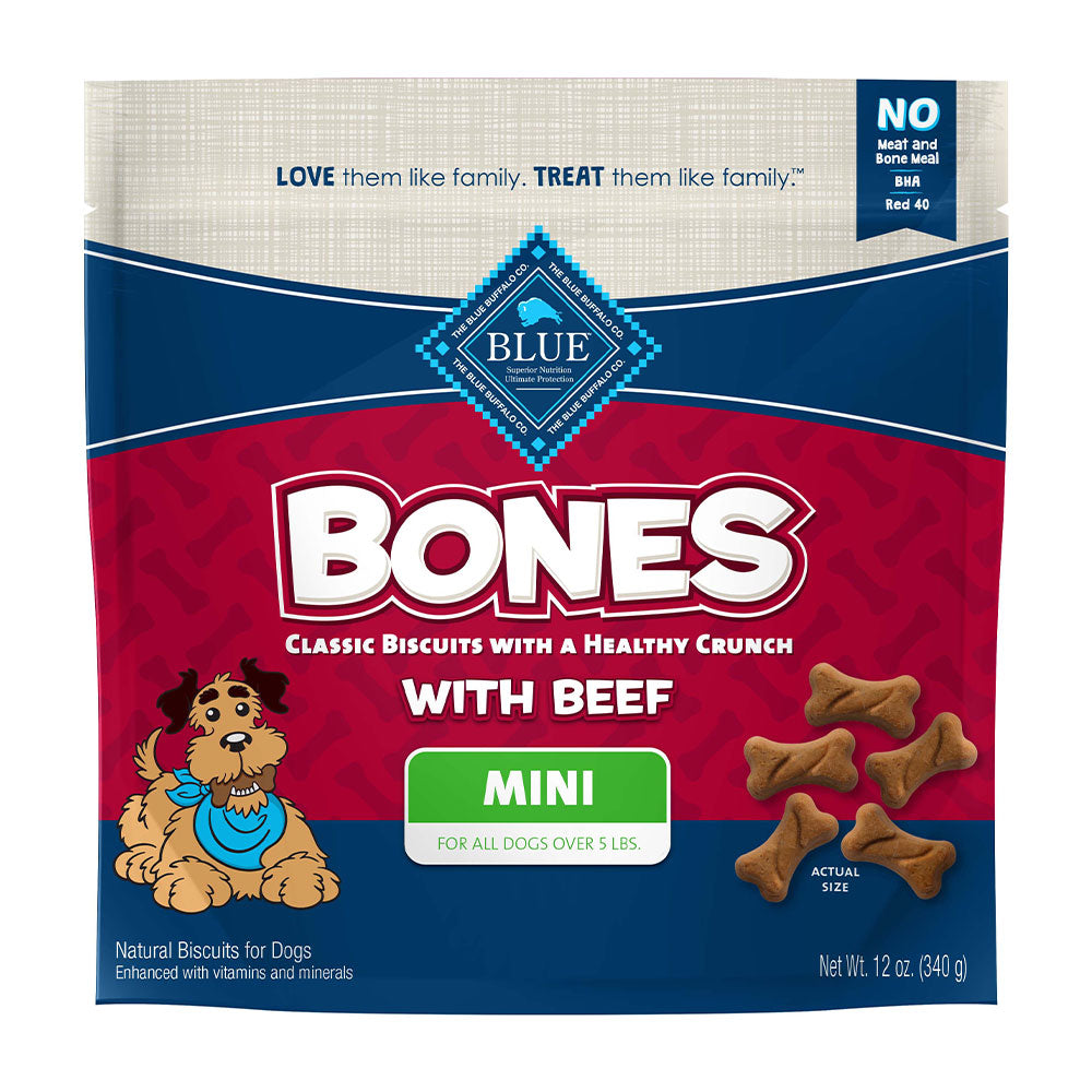 Blue Buffalo™ Beef Flavored Dog Biscuits 12 Oz Mini