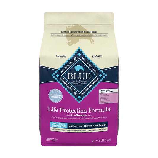 Blue™ Life Protection Formula Chicken & Brown Rice Small Breed Senior Dog Food 5lbs