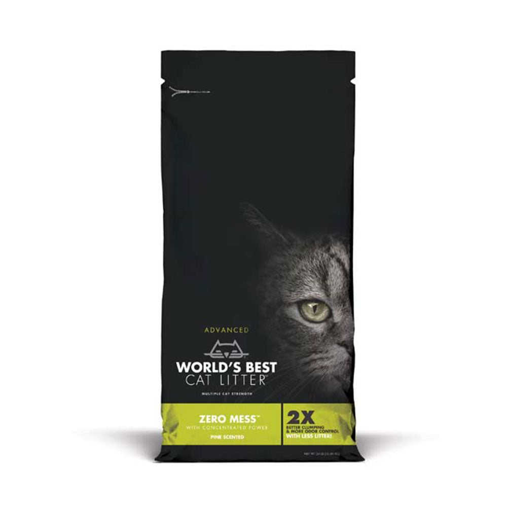 World's Best Cat Litter™ Advanced Zero Mess™ Pine Scented Cat Litter 24 Lbs