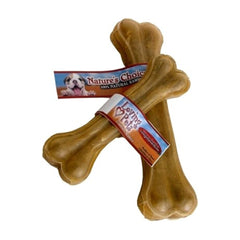 Loving Pets® Nature’s Choice® Pressed Rawhide Bone Dog Treats 8 Inch X 10 Count