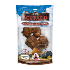 Loving Pets® Pure Buffalo Femur Knuckle Natural Dog Treats 2 Pack