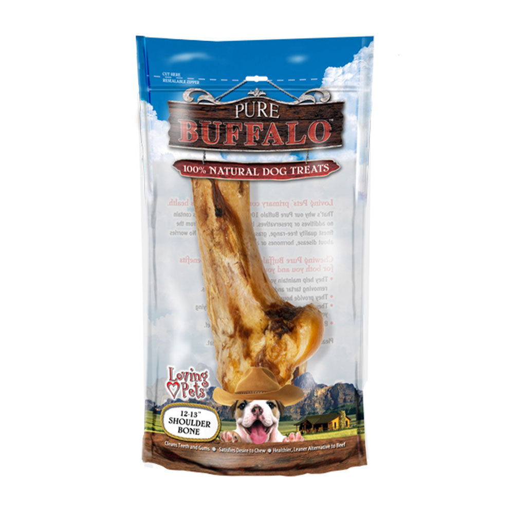 Loving Pets® Pure Buffalo Shoulder Bone 12-13" Dog Treat