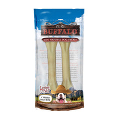 Loving Pets® Pure Buffalo™ Grain Free Pressed Bully Bones Natural Dog Treats 8 Inch X 2 Pack