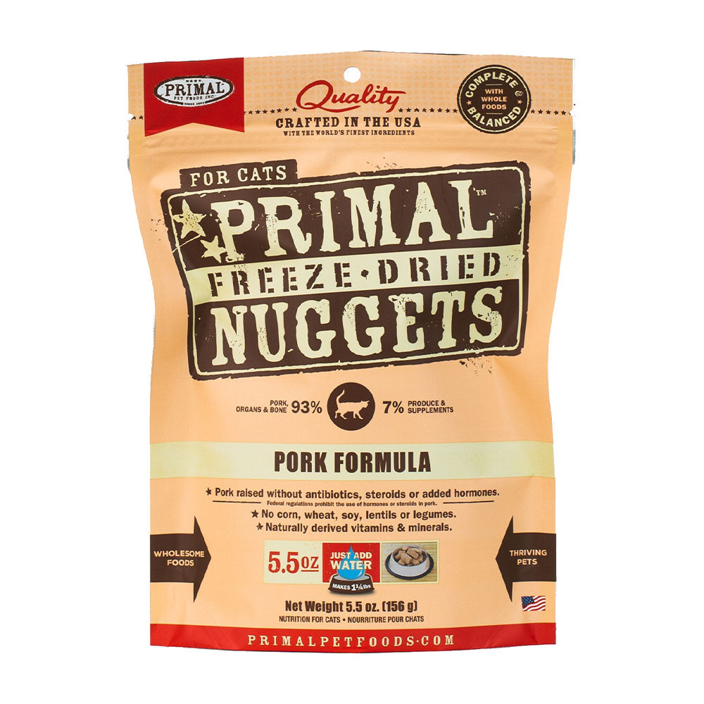 Primal™ FD Nuggets Freeze Dried Raw Pork Formula Cat Nuggets 5.5 Oz