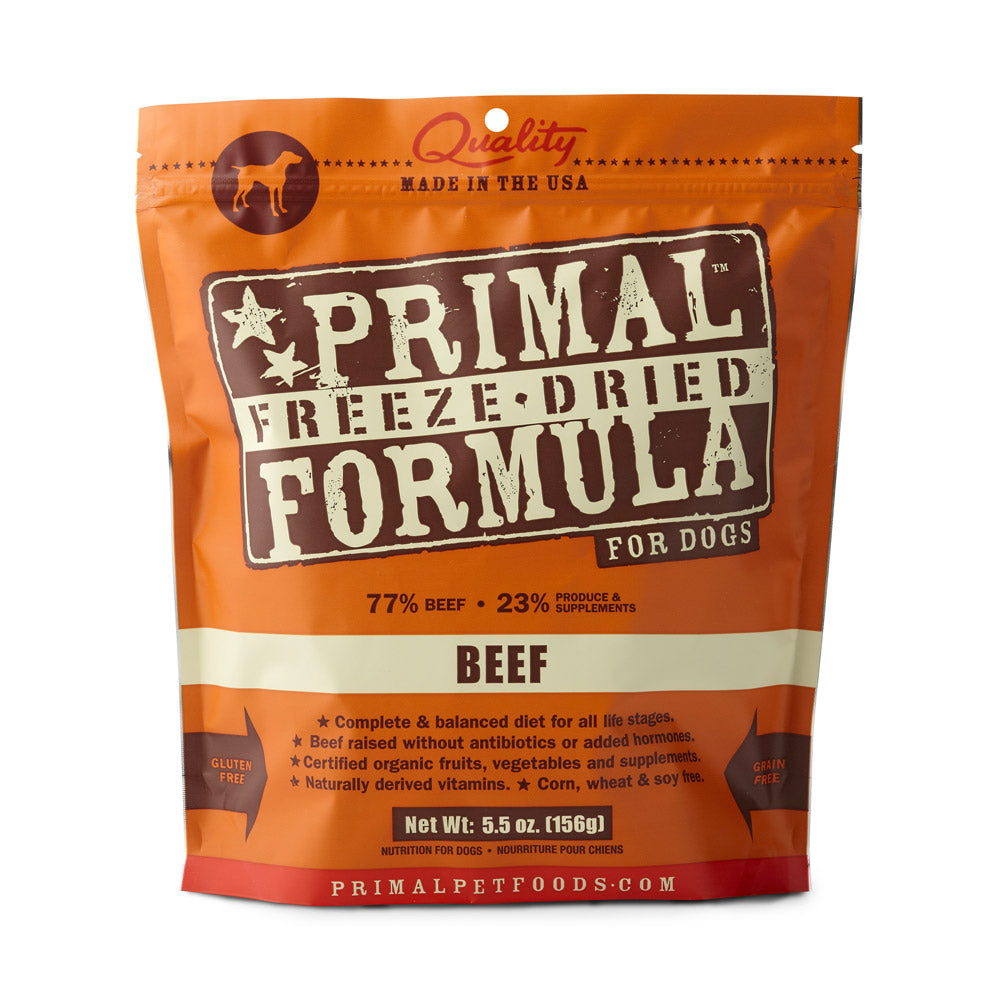 Primal™ Freeze Dried Raw Beef Formula Dog Nuggets 5.5 Oz