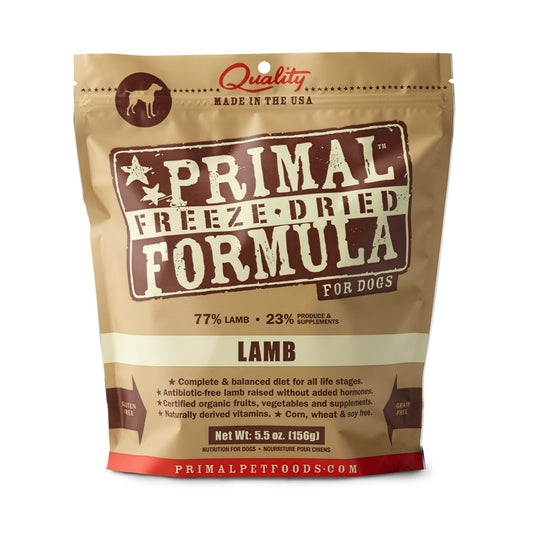 Primal™ Freeze Dried Raw Lamb Formula Dog Nuggets 5.5 Oz