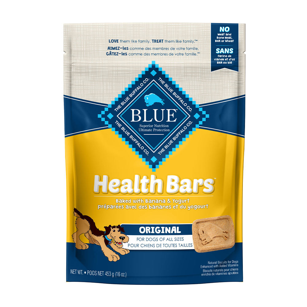 Blue Buffalo™ Health Bars™ Baked with Banana & Yogurt Natural Dog Biscuits 16 Oz