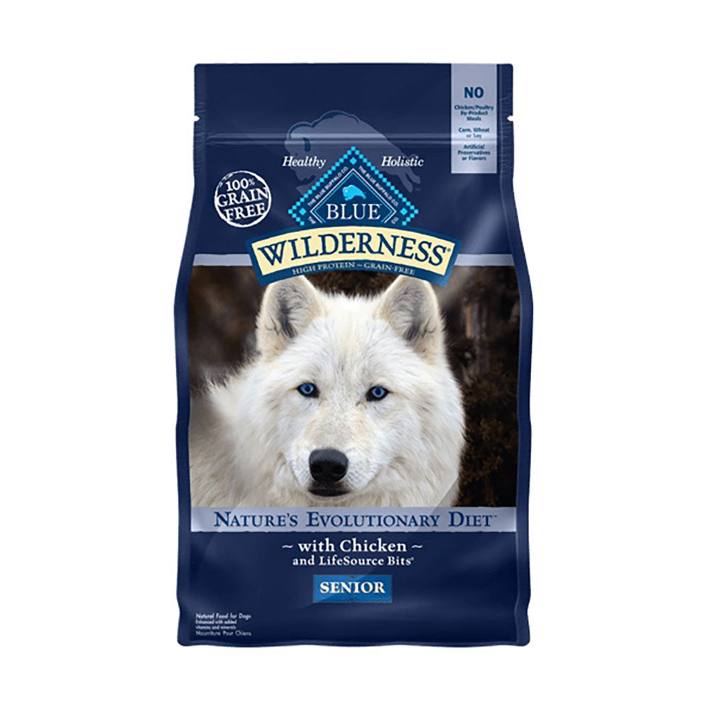 Blue Buffalo™ Wilderness™ Nature's Evolutionary Diet™ with Chicken Grain Free Senior Dog Food 24 Lbs