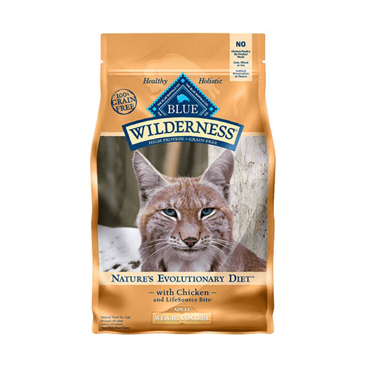 Blue Buffalo™ Wilderness™ Nature's Evolutionary Diet™ Weight Control Chicken Adult Cat Food 5 Lbs