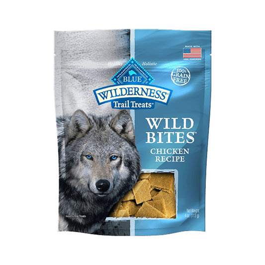 Blue Buffalo® Wilderness™ Trail Treats™ Chicken Wild Bites™ Grain Free Natural Dog Treats 4 Oz