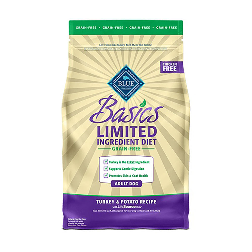 Blue Buffalo® Basics® Limited Ingredient Diet Grain Free Turkey & Potato Recipe Adult Dog Food 11 Lbs