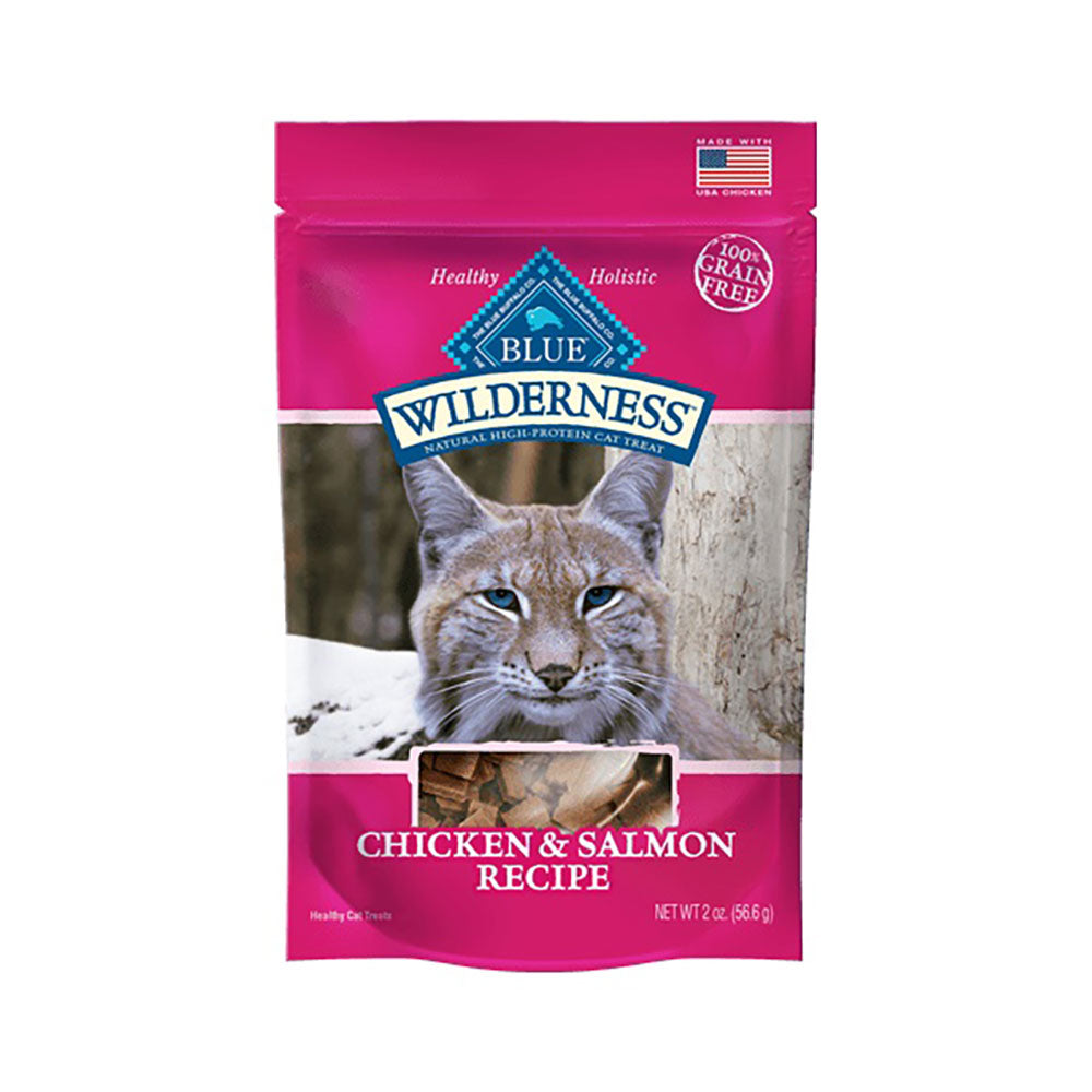 Blue Buffalo™ Wilderness™ Grain Free Chicken & Salmon Soft-Moist Cat Treats 2 Oz