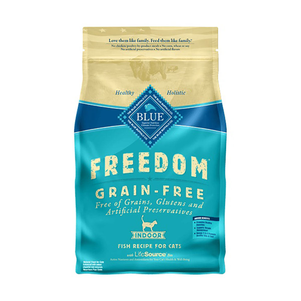 Blue Buffalo™ Freedom™ Grain Free Indoor Fish Recipe Adult Cat Food 11 Lbs