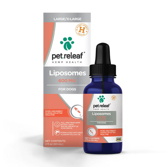 Pet.Releaf® CBD Liposome Hemp Oil for Large & X-Large Dog 600mg