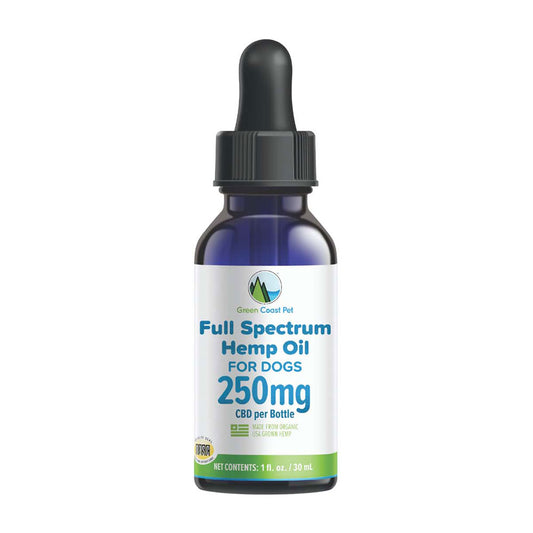 Green Coast Pet™ Full Spectrum CBD Oil For Dogs 250 mg x 1 Oz