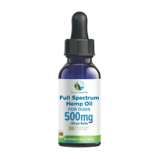 Green Coast Pet™ Full Spectrum CBD Oil For Dogs 500 mg x 1 Oz