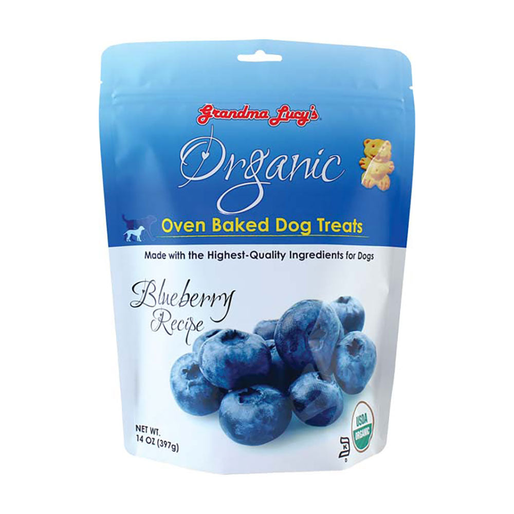 Grandma Lucy’s® Organic Oven Baked Blueberry Recipe Dog Treats 14 Oz