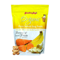 Grandma Lucy’s® Organic Oven Baked Banana & Sweet Potato Recipe Dog Treats 14 Oz