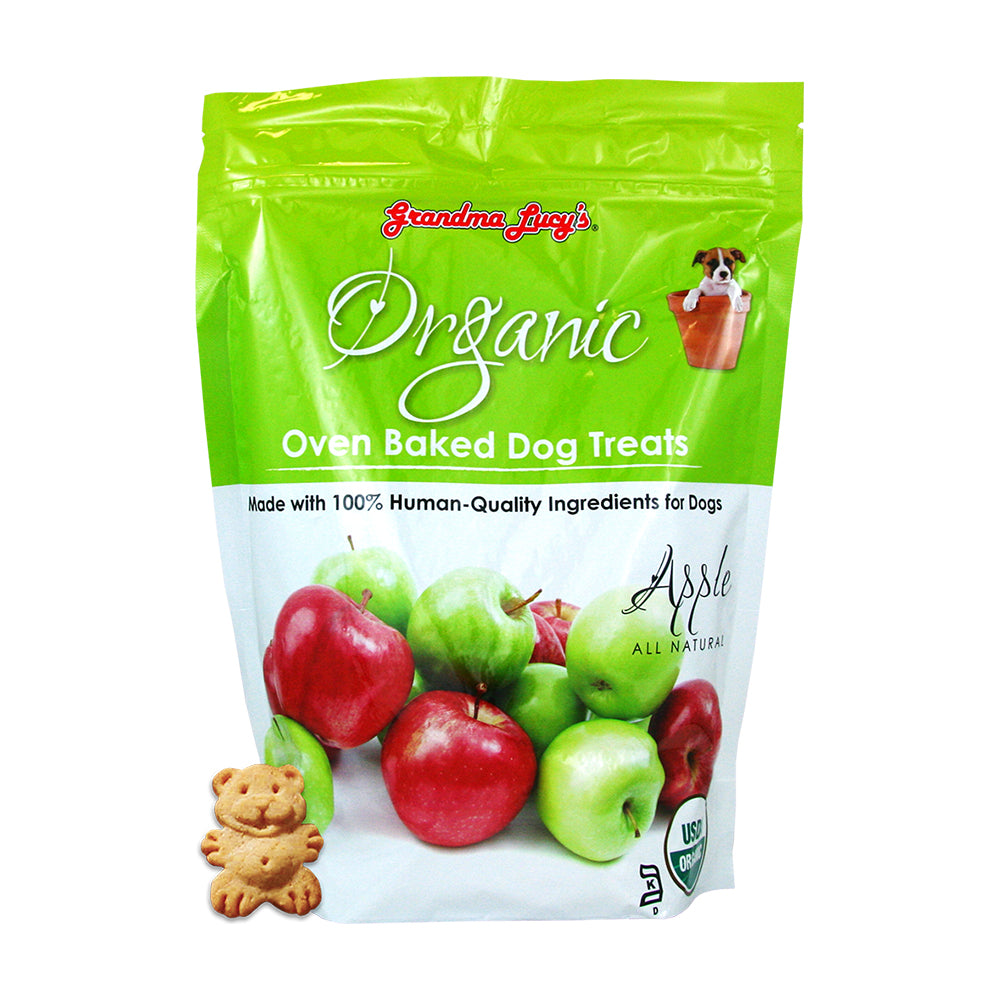 Grandma Lucy’s® Organic Oven Baked Apple Recipe Dog Treats 14 Oz