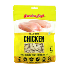 Grandma Lucy’s® Freeze Dried Chicken Single Ingredient Cat & Dog Treats 4 Oz