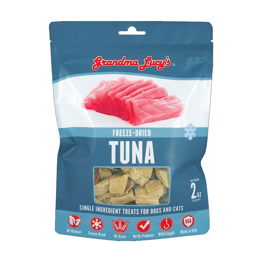 Grandma Lucy’s® Freeze-Dried Tuna Single Ingredient Dog and Cat Treat 2 Oz