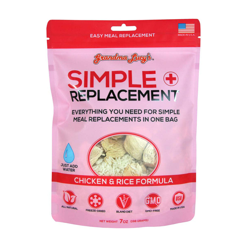 Grandma Lucy’s® Simple Replacement Chicken & Rice Formula Cat & Dog Meal Replacement 7 Oz