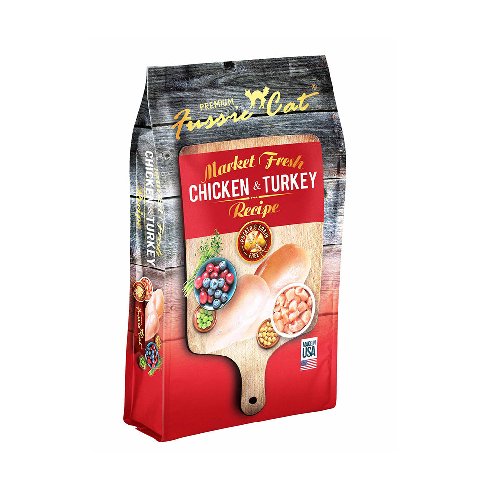 Fussie Cat® Premium Market Fresh Chicken & Turkey Recipe Cat Food, 4 Lbs