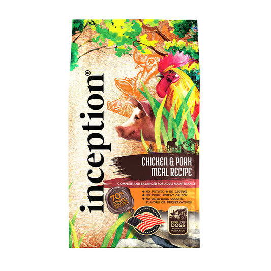 Inception® Chicken & Pork Meal Recipe Dog Food 4 Lbs