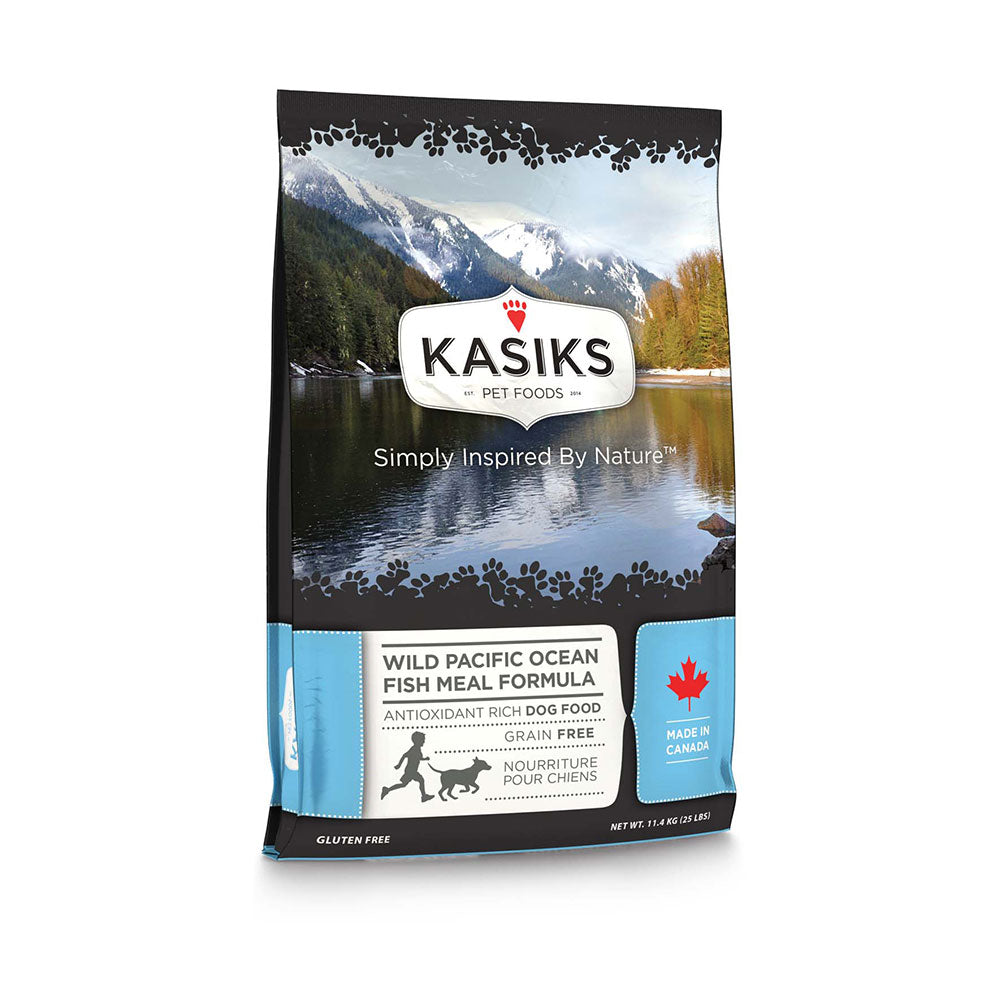 FirstMate™ Kasiks Grain Free Wild Pacific Ocean Fish Meal Formula Dog Food 25 Lbs