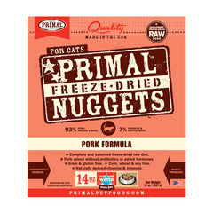 Primal™ Freeze Dried Raw Pork Formula Cat Nuggets 14 Oz