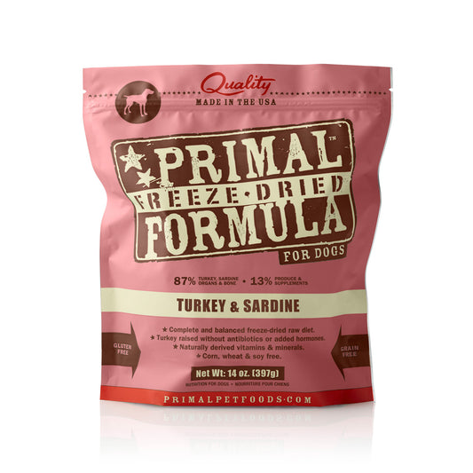 Primal™ Freeze Dried Raw Turkey & Sardine Formula Dog Nuggets 14 Oz