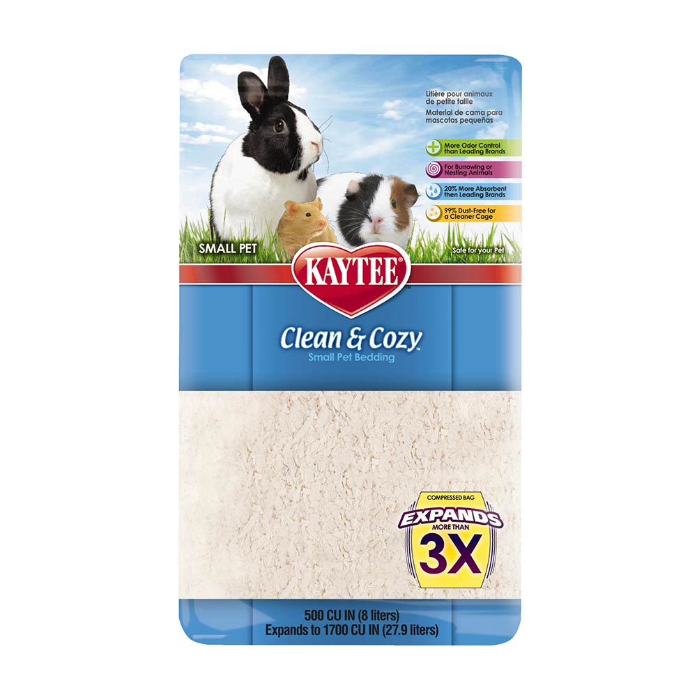 Kaytee® Clean & Cozy Small Pet Bedding White Color 24.6 L 1500 Cubic Inch