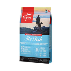 ORIJEN Six Fish Grain-Free Dry Dog Food- 25 lb