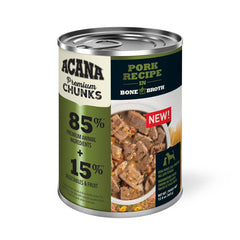 NEW ACANA® Premium Chunks Pork Recipe In Bone Broth- 12.8 oz Case of 12